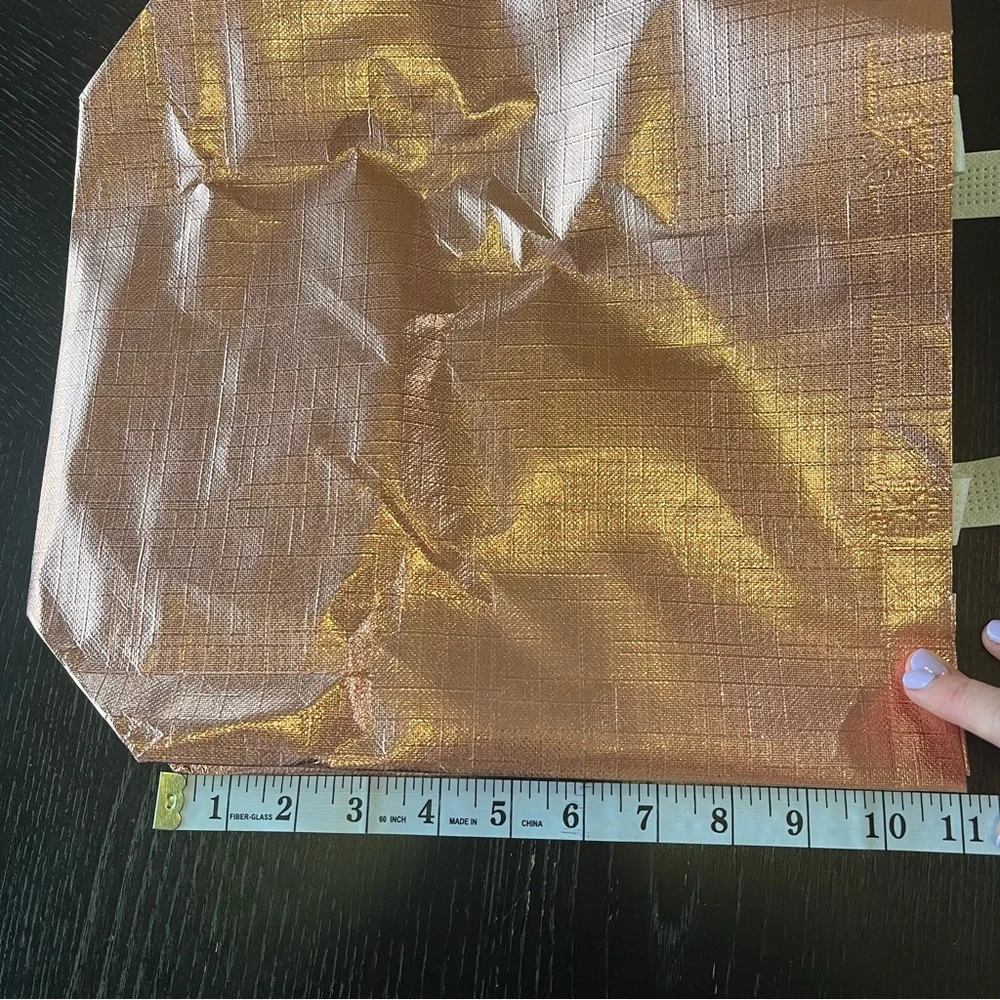 Elegant Gold Vinyl Gift or Tote Bag